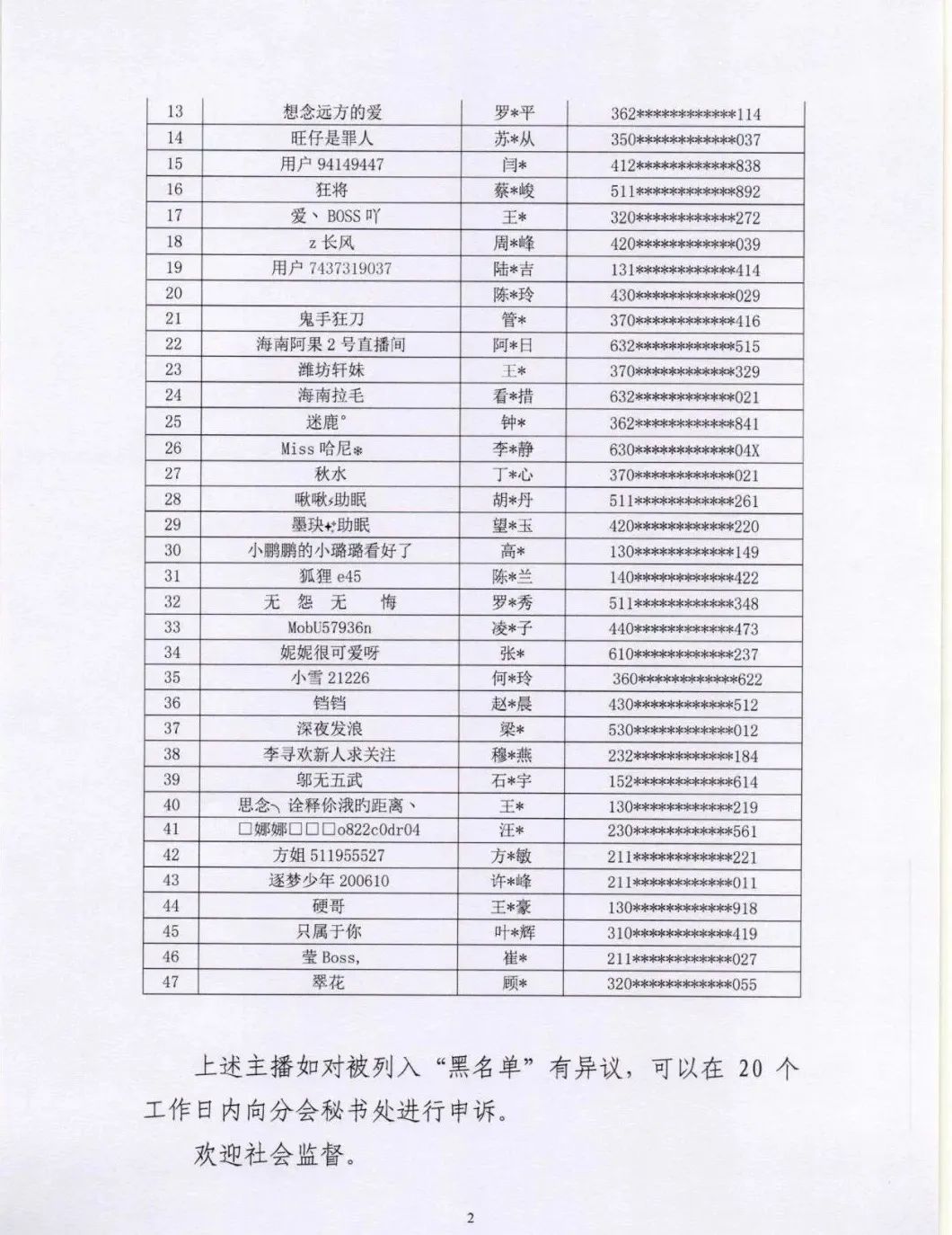 47名主播被列入黑名单；<a href='https://www.zhouxiaohui.cn
' target='_blank'>腾讯直播</a>开启微信社群品牌扶持计划 | 新榜情报-第3张图片-周小辉博客