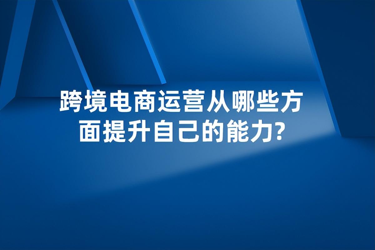  跨境电商运营从哪些方面提升自己的能力（ 跨境电商运营怎么做好）-第1张图片-周小辉博客