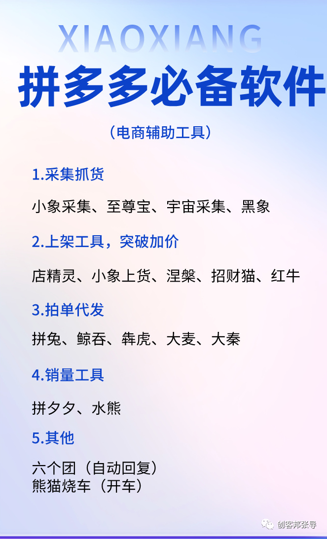 新手做拼多多无货源网店都需要什么软件？群控软件代理招商项目加盟-第1张图片-周小辉博客