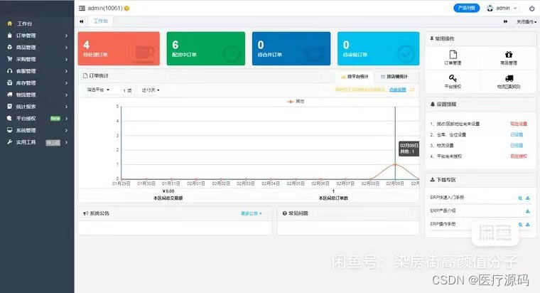 <a href='https://www.zhouxiaohui.cn/kuajing/
' target='_blank'>跨境电商</a>ERP系统支持开源独立部署二次开发-第1张图片-周小辉博客