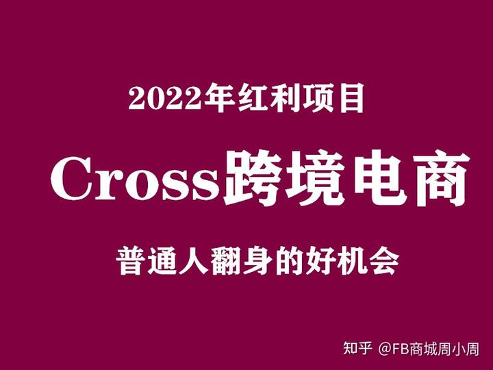 我靠cross<a href='https://www.zhouxiaohui.cn/kuajing/
' target='_blank'>跨境电商</a>搬砖月入5位数，2022年挣钱最快的副业-第1张图片-周小辉博客